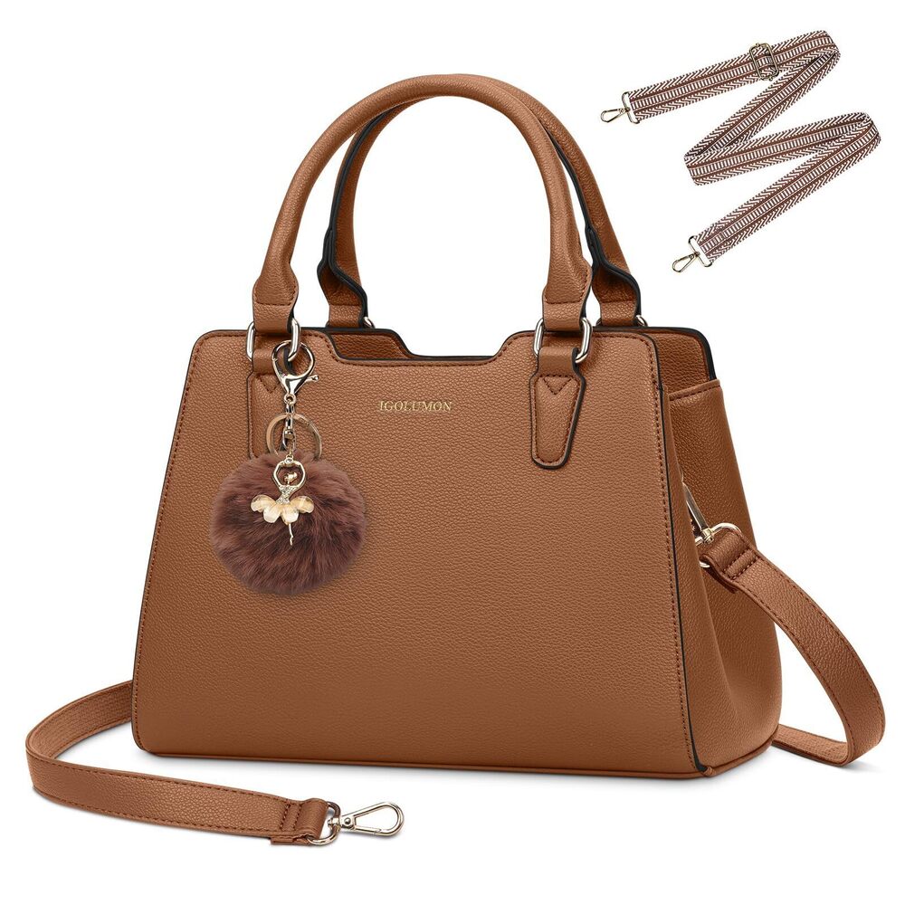 2680 Top-Handle Handbags Vegan Leather Purses Designer Tote Purse